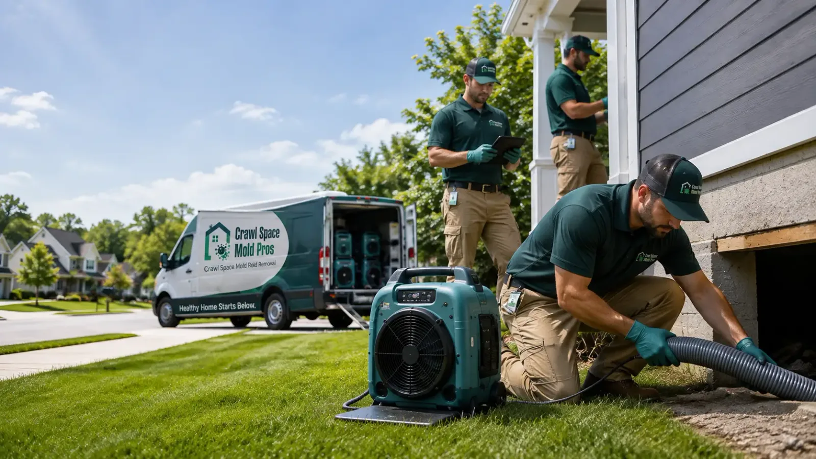 Crawl Space Mold Removal in Paradise, TX